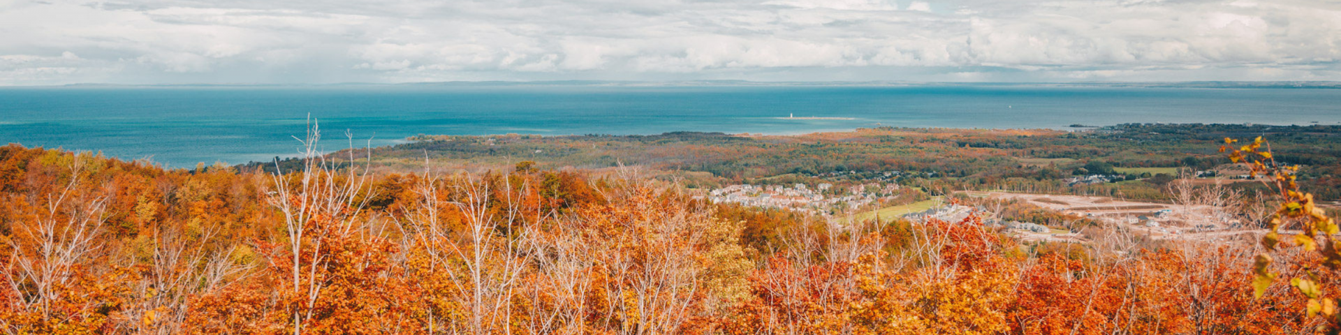 A view of Georgian Bay in the fall