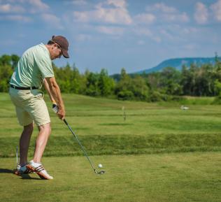 Golfing